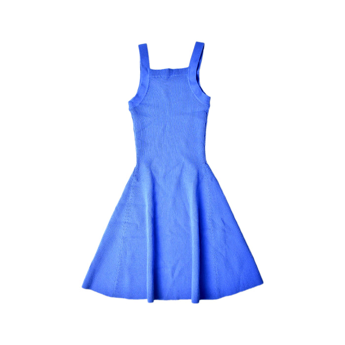 A Blue Sleeveless Dresses from Country Road in size 10Y for girl. (Back View)