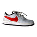 A White Sneakers from Nike in size 11Y for boy. (Front View)