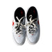 A White Sneakers from Nike in size 11Y for boy. (Back View)