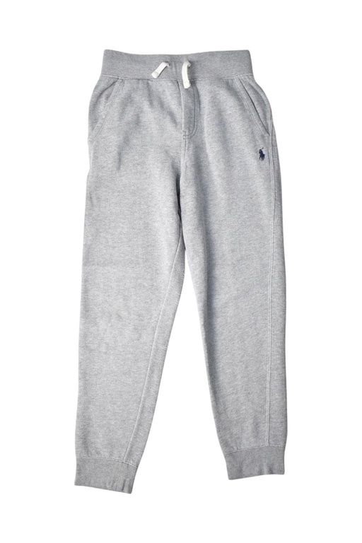 A Grey Sweatpants from Polo Ralph Lauren in size 8Y for boy. (Front View)
