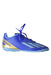 A Blue Cleats/Soccer Shoes from Adidas in size 7Y for boy. (Front View)