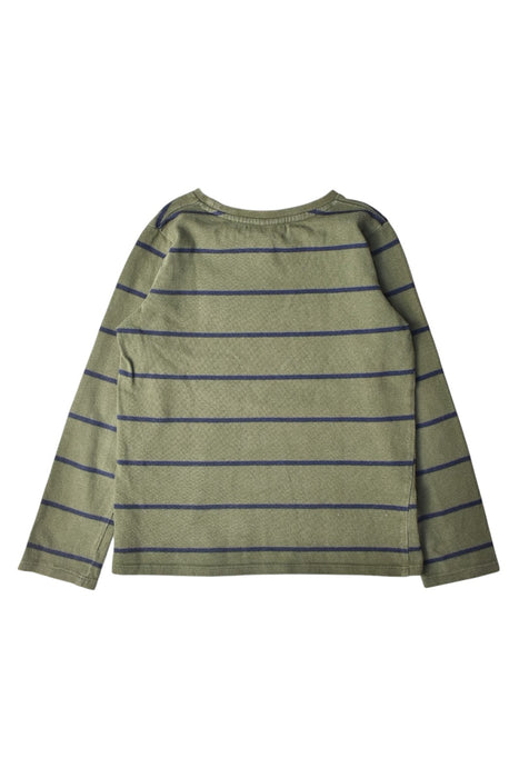 A Green Long Sleeve T Shirts from Seed in size 8Y for boy. (Back View)