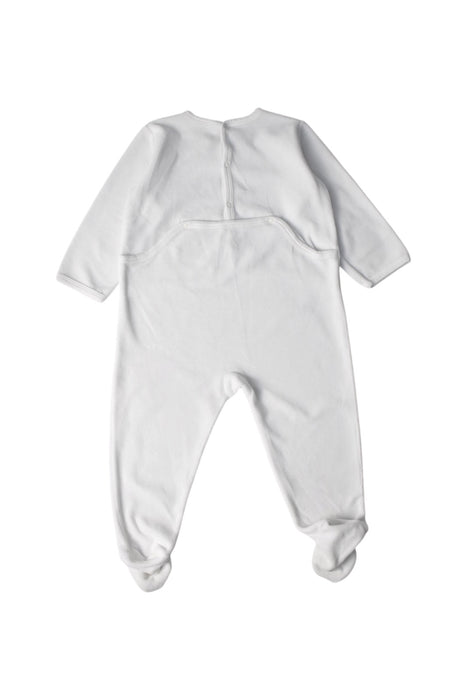 A White Long Sleeve Jumpsuits from Petit Bateau in size 12-18M for neutral. (Back View)