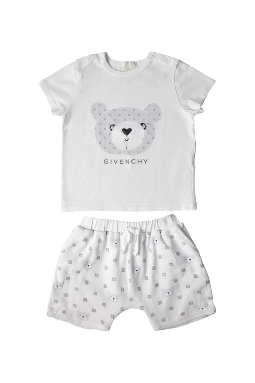 A White Shorts Sets from Givenchy in size 12-18M for boy. (Front View)