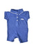 A Blue Rompers from Purebaby in size Newborn for boy. (Front View)