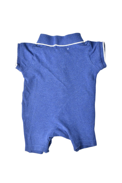 A Blue Rompers from Purebaby in size Newborn for boy. (Back View)