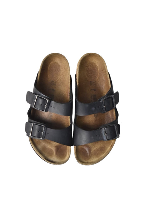 A Black Sandals from Birkenstock in size 5T for boy. (Back View)