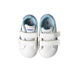A White Sneakers from Adidas in size 12-18M for boy. (Back View)