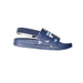 A Navy Sandals from Fila in size 7Y for boy. (Front View)