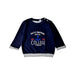 A Navy Crewneck Sweatshirts from Petit Bateau in size 2T for boy. (Front View)