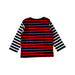 A Red Long Sleeve T Shirts from Petit Bateau in size 6-12M for boy. (Back View)