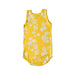 A Yellow Sleeveless Bodysuits from Petit Bateau in size 12-18M for boy. (Back View)