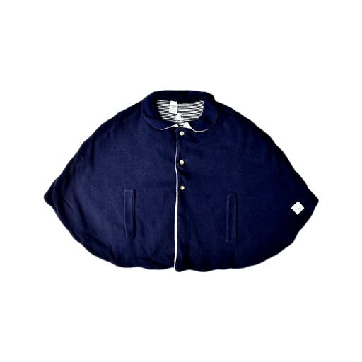 A Navy Capes & Ponchos from Petit Bateau in size 18-24M for neutral. (Front View)