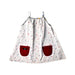 A Multicolour Sleeveless Dresses from Maison Q in size 6-12M for girl. (Back View)