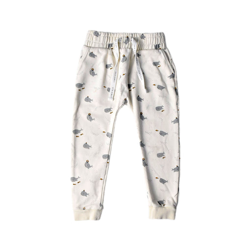A Beige Sweatpants from Jamie Kay in size 3T for boy. (Front View)