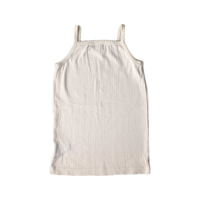 A Ivory Sleeveless Tops from Jamie Kay in size 6T for girl. (Back View)