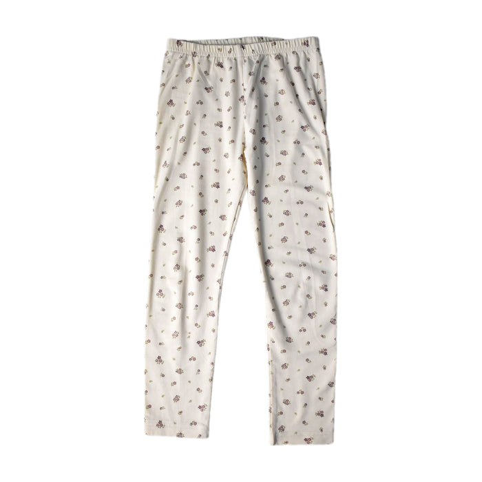 A White Leggings from Jamie Kay in size 6T for girl. (Front View)