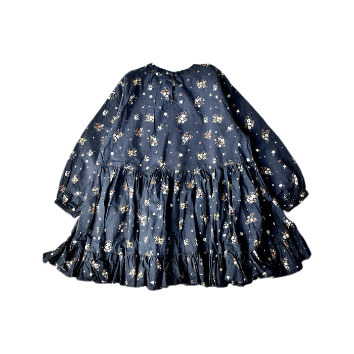 A Navy Long Sleeve Dresses from Jamie Kay in size 2T for girl. (Back View)