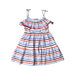 A Multicolour Sleeveless Dresses from Janie & Jack in size 4T for girl. (Front View)