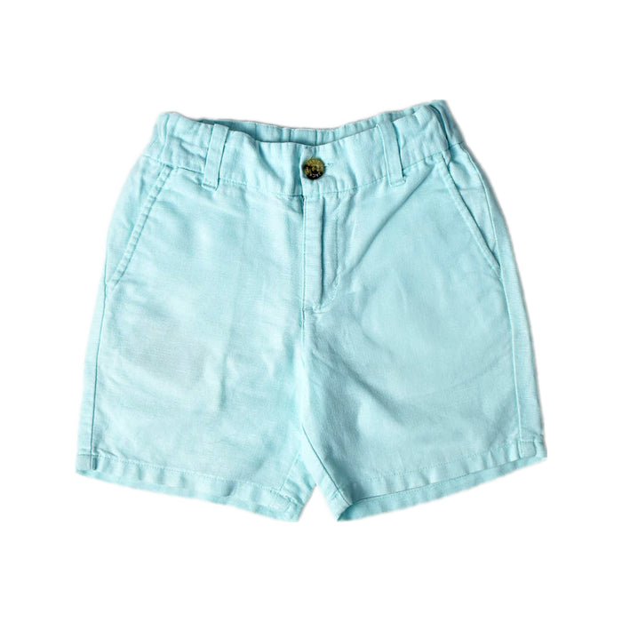 A Blue Shorts from Janie & Jack in size 4T for boy. (Front View)