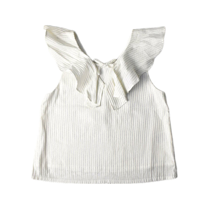 A White Sleeveless Tops from Country Road in size 10Y for girl. (Back View)
