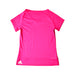 A Pink Short Sleeve T Shirts from Adidas in size 9Y for girl. (Back View)