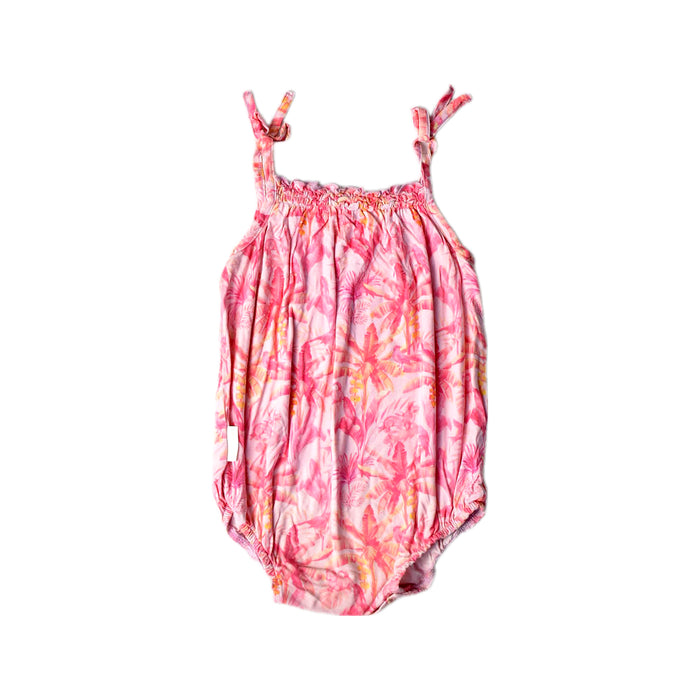 A Pink Sleeveless Bodysuits from House of Holly in size 12-18M for girl. (Back View)