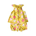 A Yellow Shorts Sets from Gingersnaps in size 12-18M for girl. (Back View)