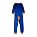 A Blue Pyjama Sets from Wee Woollies in size 4T for boy. (Back View)