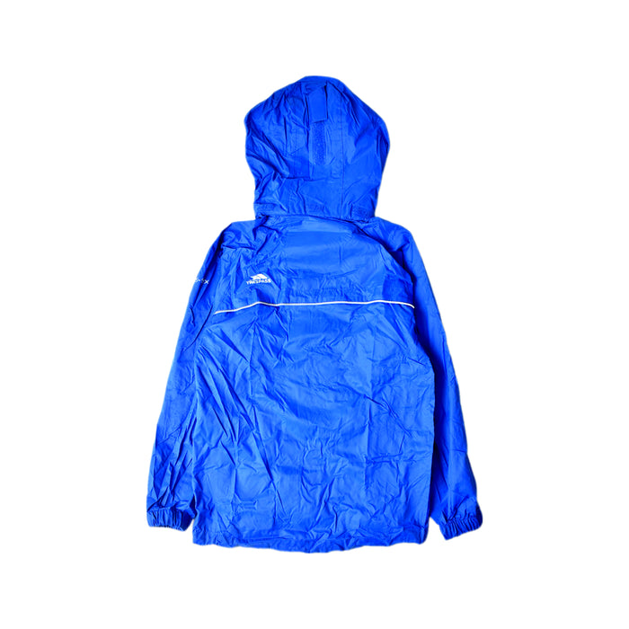 A Blue Lightweight Jackets from Trespass in size 7Y for boy. (Back View)