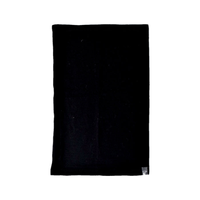 A Black Scarves from Icebreaker in size O/S for neutral. (Front View)