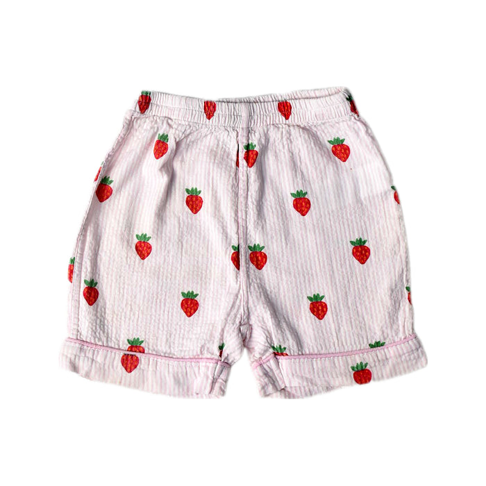 A Pink Shorts from Jojo Maman Bébé in size 12-18M for girl. (Front View)