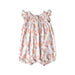 A Pink Sleeveless Rompers from Petit Bateau in size 3-6M for girl. (Front View)