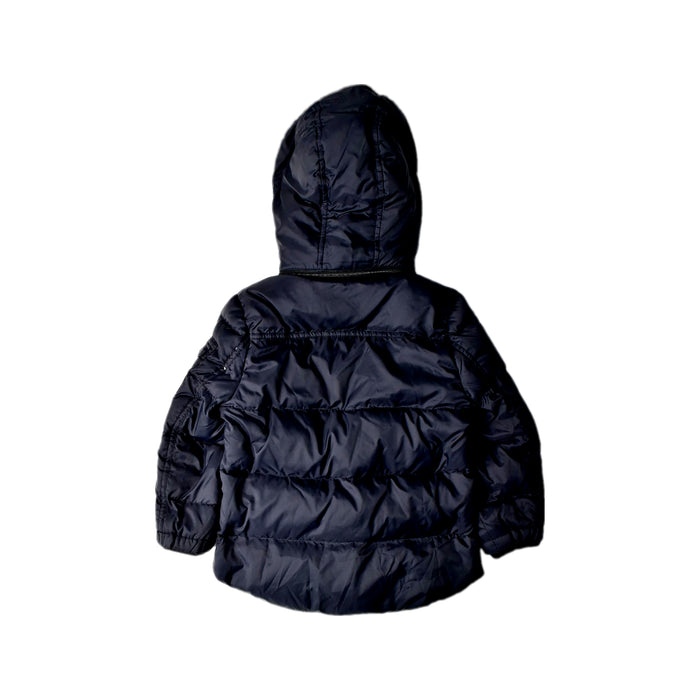 A Navy Puffer/Quilted Coats & Outerwear from Comme Ça Fille in size 4T for neutral. (Back View)