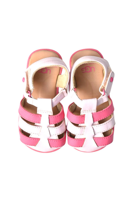 A Pink Sandals from UGG in size 18-24M for girl. (Back View)