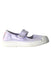 A Purple Flats from Cienta in size 18-24M for girl. (Front View)