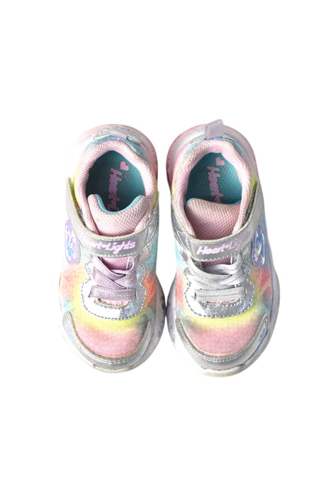 A Multicolour Sneakers from Skechers in size 18-24M for girl. (Back View)