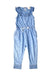 A Blue Sleeveless Jumpsuits from Crewcuts in size 2T for girl. (Front View)