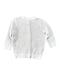 A White Cardigans from Seed in size 0-3M for girl. (Back View)