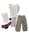 A Beige Halloween Costumes from Retykle in size 4T for girl. (Back View)