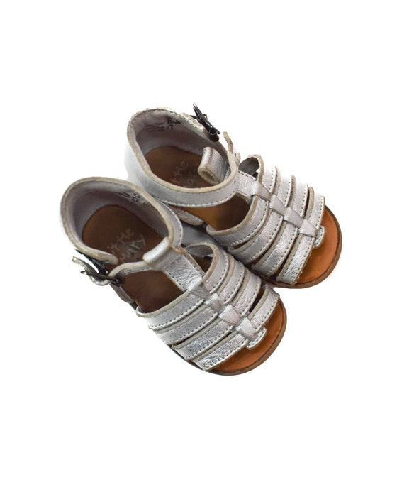 A Metallic Sandals from Little Mary in size  for girl. (Back View)