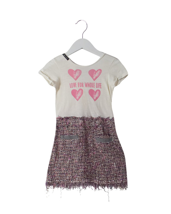 A White Short Sleeve Dresses from Dolce & Gabbana in size 18-24M for girl. (Back View)