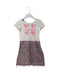 A White Short Sleeve Dresses from Dolce & Gabbana in size 18-24M for girl. (Front View)