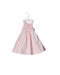 A Pink Sleeveless Dresses from Bonpoint in size 3-6M for girl. (Front View)