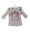 A Grey Long Sleeve Tops from Juicy Couture in size 3T for girl. (Front View)
