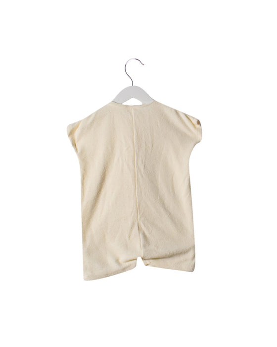 A Ivory Sleeveless Rompers from Zulu & Zephyr in size 2T for girl. (Back View)