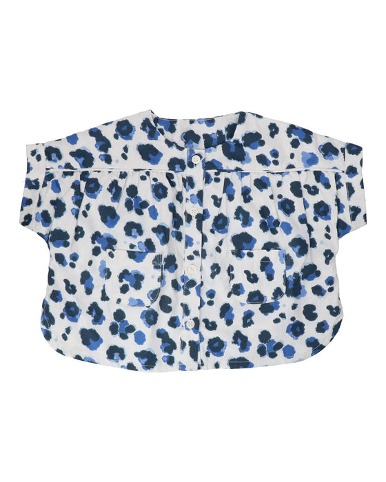 A White Short Sleeve Tops from Hunter + Boo in size 6-12M for girl. (Back View)