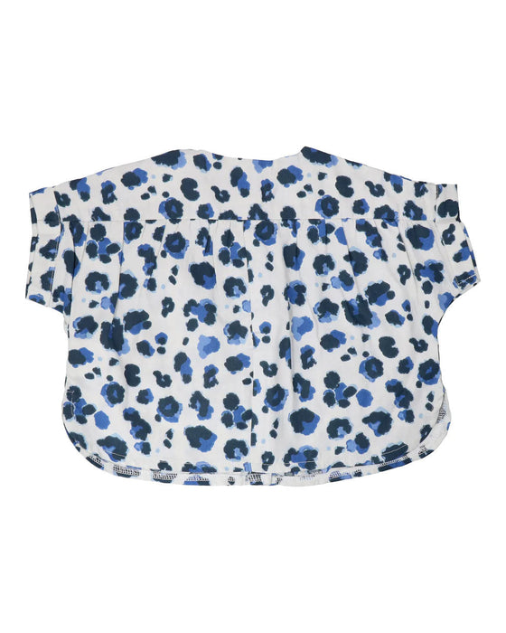 A White Short Sleeve Tops from Hunter + Boo in size 6-12M for girl. (Front View)