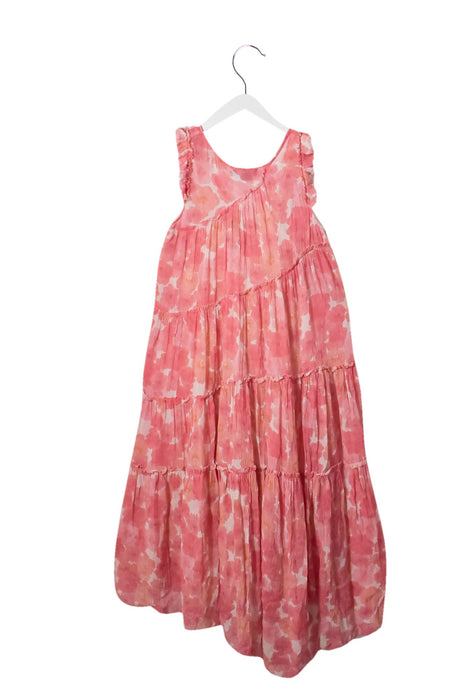 A Pink Sleeveless Dresses from Hatch in size XS for maternity. (Back View)