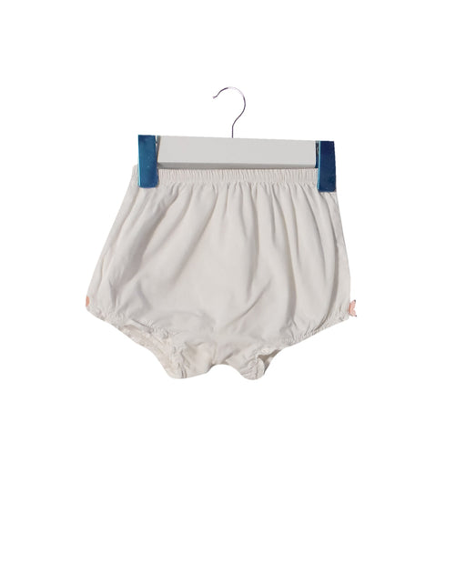 A White Bloomers from Janie & Jack in size 3-6M for girl. (Front View)